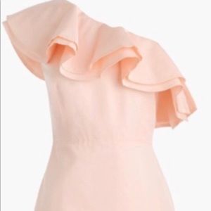 J Crew One Shoulder Dress